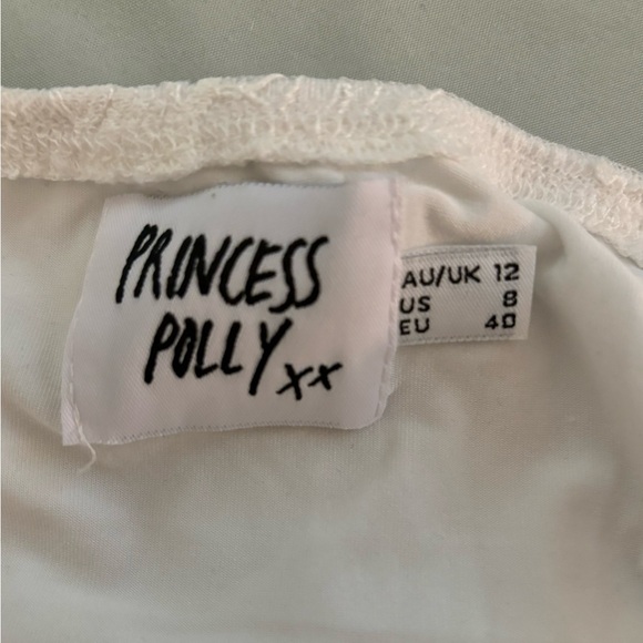 Princess Polly White Lace Mini Dress - Picture 3 of 3